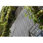 Silver Stainless Steel Cable Trellis Mesh With 7*7 Rope Construction