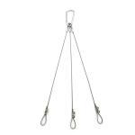 Flower Pot Toggle Hanger Wire Rope Stainless Steel Wire Cable Gripper End Fittings For Hanging Plant Basket for sale