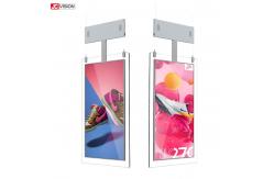 China Super Slim Floor Standing Digital Signage Kiosk Dual Screen AD Player supplier