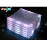 Square Giant LED Light Inflatable Air Tent For Fairs Event SGS ROSH