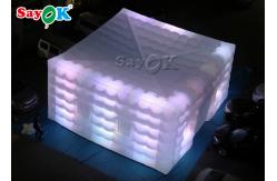 China Square Giant LED Light Inflatable Air Tent For Fairs Event SGS ROSH supplier
