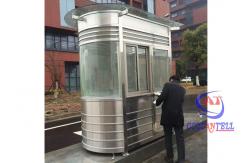 China 150 X 150 X 250cm Security Guard House Painted With Inner Table supplier
