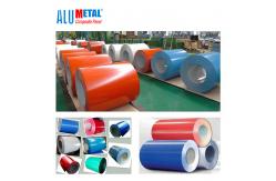 China PVDF FEVE Trim coated aluminium coil 200MM For Construction supplier