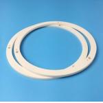 White Annular Perforated Ceramic Part Ultimate Choice for Industrial