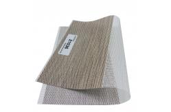 China Roll Up Venetian Motorized Sunscreen Zebra Fabric Blinds ISO 105 B02 supplier
