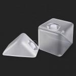Translucent Foldable Collapsible Drinking Water Carrier Square 5/10/15/20L for Hiking for sale