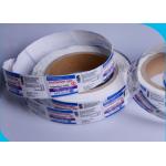 Glossy Roll vial Vial Labels Strong Adhesive Square Shape For Injection Vial