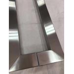 China Custruction Big5 Brush No.4 Satin Stainless Steel Pipe Tube Door Handle In Foshan Manufacturer manufacturer