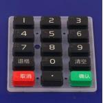 Waterproof Custom Silicone Rubber Keypads for sale