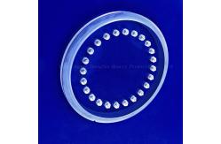 China Custom Quartz Glass Step Sheet / Punch Sheet High Temperature supplier