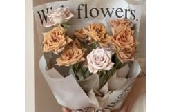 China Impressionist Atmosphere Flower Wrapping Paper supplier