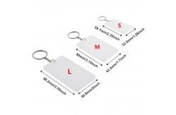 China DIY Personalized Sublimation Blank Acrylic Keychains For Sublimation Photos Printing supplier