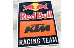 China Screen Printing Custom Clothing Patches Silicone Logo On Woven Label supplier