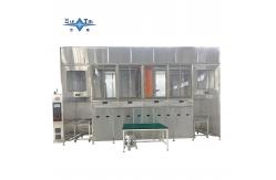 China Customized automatic ultrasonic cleaning machine, fixed-point spraying, ultrasonic cleaning, drying supplier