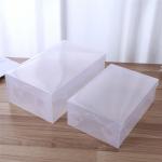 Wholesale Spot Goods Fold Plastic Transparent Eco-friendly Shoe Packaging Box for sale