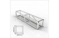 China Square Screw Bolt Truss System Lighting Truss Black supplier