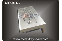 China 70 Keys Ruggedized Keyboard , Stainless Steel Access Kiosk Keyboard with trackball supplier