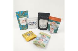 China CMYK 200mic Matte Aluminum Foil Pouches VMPET Gravure Doypack Zipper Pouch supplier