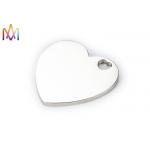 SS304 Engraved Heart Charm