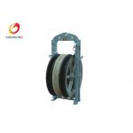 660mm Large Diameter Rope Pulley Conductor Stringing Blocks Overhead Power Line Transmission for sale