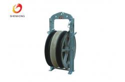 China 660mm Large Diameter Rope Pulley Conductor Stringing Blocks Overhead Power Line Transmission supplier