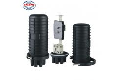 China FOSC Fiber Optic Joint Closure , Fiber Enclosure Box With 3 Inlets / Outlets supplier