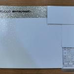 Alloy3003 H24 Temper Grade 24 Gauge Thick White Color Hammer Embossed Aluminum Sheet Used For Refrigertor Interior Panel for sale