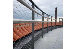 China 60 Degree Angle Balustrade Cable Mesh for Zoo Enclosure System supplier
