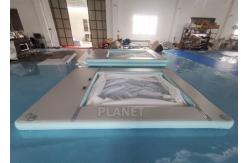 China Anti Jellyfish Yacht Inflatable Floating Ocean Pool With Net supplier