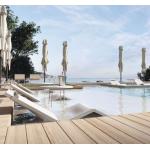 Custom Rotational Mould Outdoor Swimming Pool Tables And Chairs Plastic Sunbed for sale