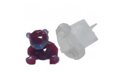 China Handmade Silicone Resin Mold Diy Epoxy 3D Bear Silicone Mold Reusable supplier