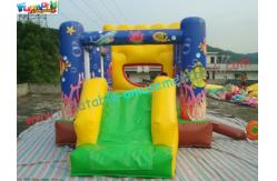 China Spongebob Commercial Bouncy Castles , Inflatable Bouncer Slide CE / EN14960 supplier