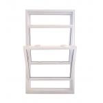Sliding UPVC Double Hung Window Ventilator 30X60 Vinyl Glass for sale