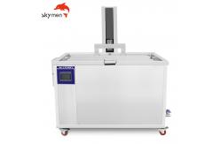China 360L Industrial Ultrasonic Cleaner Car Parts Heavy Engine Metal Part With Lifting System supplier