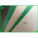 FSC Certificated Grey Chipboard / Coating One Side Grey One Side Green Paper Carboard for sale