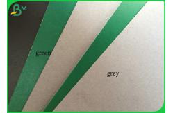 China FSC Certificated Grey Chipboard / Coating One Side Grey One Side Green Paper Carboard supplier