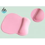 Distinctive Pink Computer Mouse Pad With Wrist Rest Support Light Weight For Office for sale