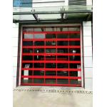 Fire Resistant 40mm 3mm Hinge Glass Panel Garage Doors for sale