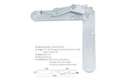 China Hinge Reclining Sofa Headrest Hinge Anti - Rust With Total 2 Positions supplier