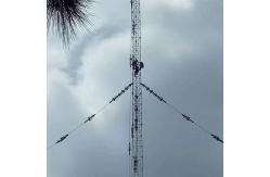 China Corrosion Resistant Polygonal Face A572 Guyed Cell Tower supplier