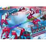 Customised PVC Inflatable Sport Game Crazy Kids Inflatable Obstacle Course for sale