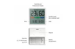 China Plastic Mini LCD Digital Temperature Humidity Meter Touch Sensitive Hygrometer supplier