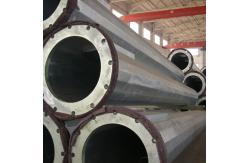 China 110KV Polygonal Pole Single Circuit Dodecagonal Transmission Steel Poles supplier