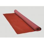 Red Solid Platinum Cured Silicone Sheet Textured Finish For Food Processing Industries