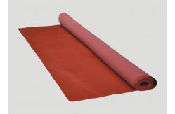China Red Solid Platinum Cured Silicone Sheet Textured Finish For Food Processing Industries supplier