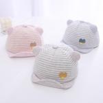 Summer Cotton Baby Hats Cute Casual Striped Soft Eaves Baseball Cap Baby Boy Beret Baby Girls Sun Hat for sale
