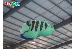China Big Oxford LED Inflatable Flying Fish For Amusement Parks supplier