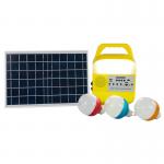 OEM 10000Hrs 9W 6V 3 Light Solar System For Electricity Lack Areas for sale