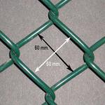 PVC Coated Chain Link Fence Building Walls Hot Dipped Galvanized Diamond Enclosure Cyclone Wire Mesh for sale