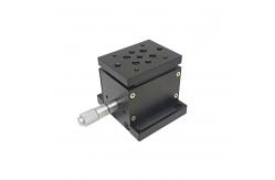 China Micrometer Head Z Axis Manual Scissor Lift Table 5mm Travel supplier